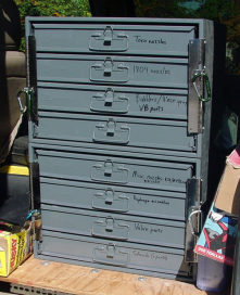 tool box full of irrigation and parts used by our Boca Raton sprinkler repair and installation team